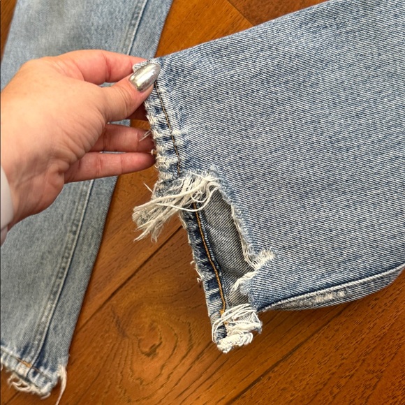 Agolde High Rise Riley Jeans - Picture 3 of 10
